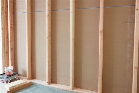 plasterboard stud wall drywall